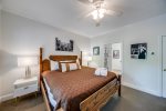 Bedroom with movie decor